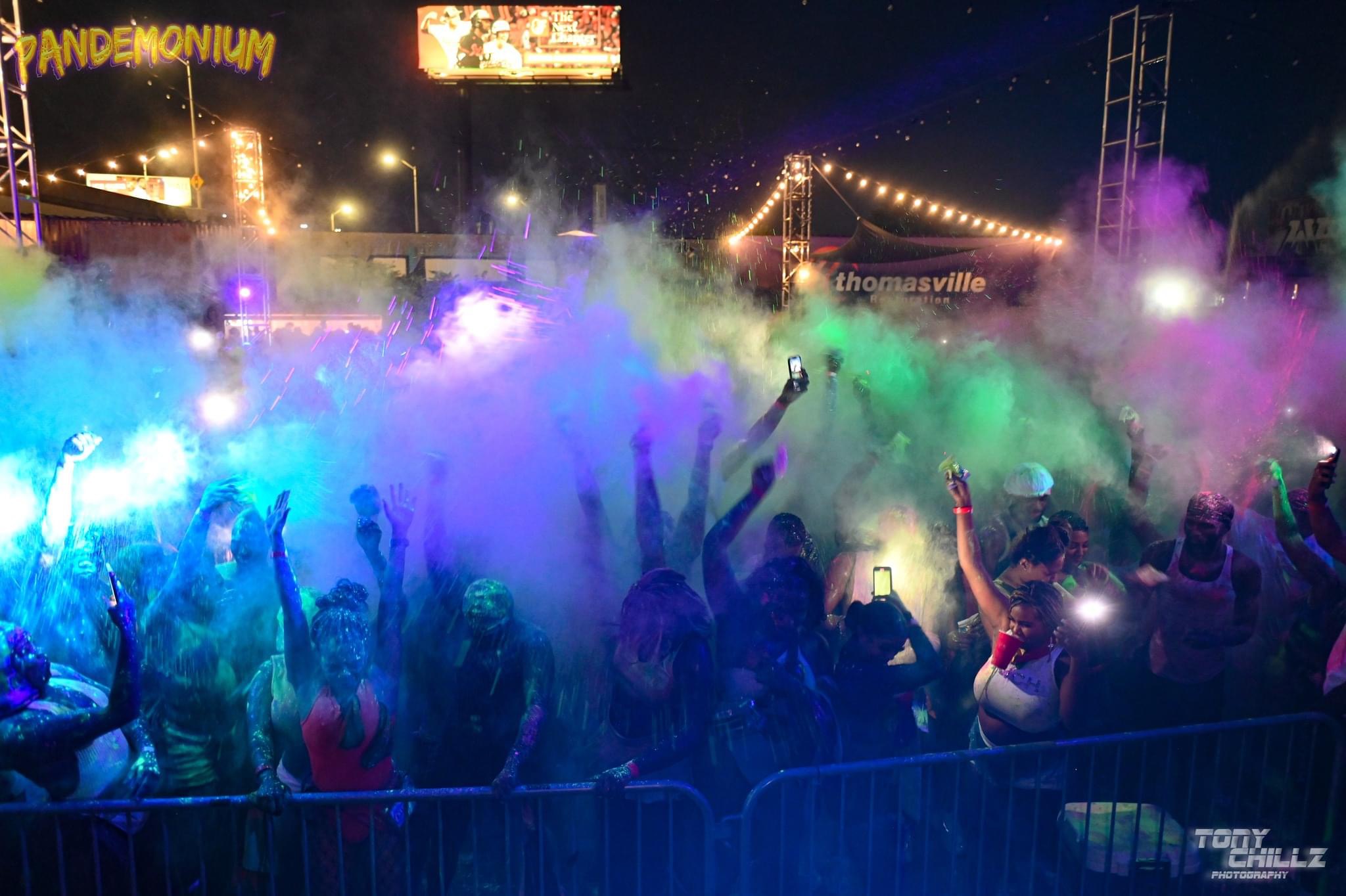 Neon paint party